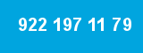 922 197 11 79 922 197 11 79